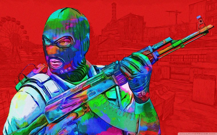 Фон для рабочего стола в стиле КС го