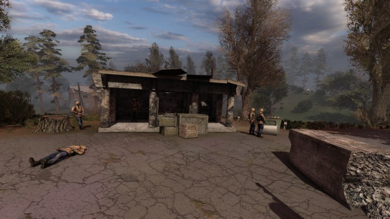 Военная база сталкер арт