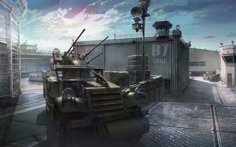 Военная база концепт арт