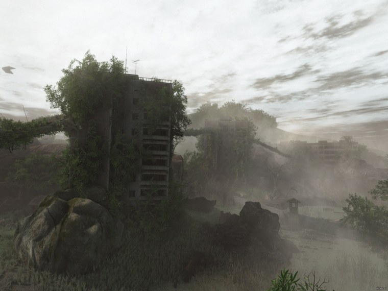 Лагерь сталкеров арт