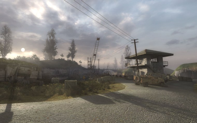 Сталкер блокпост арт