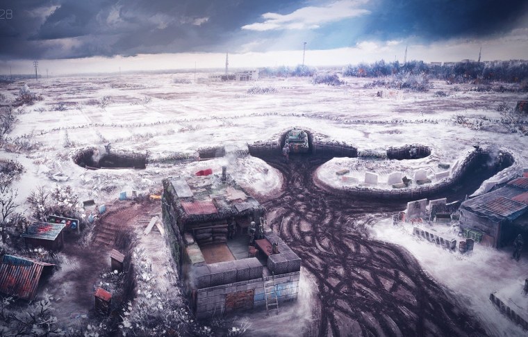 Забор постапокалипсис