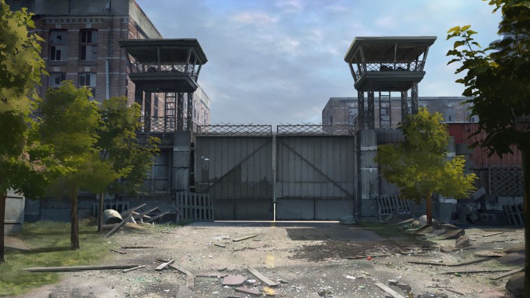 Сталкер блокпост арт