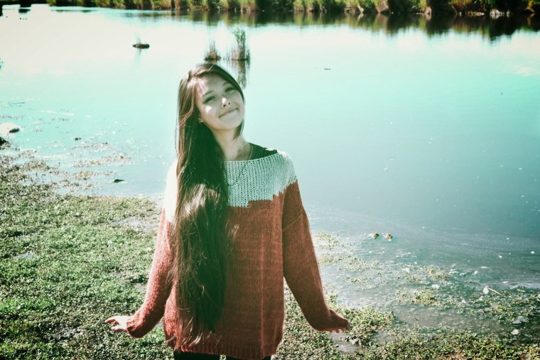 Девочка в плохом качестве