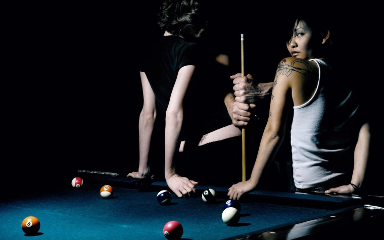 Бильярд девушки