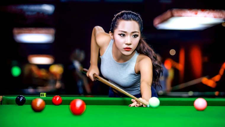 Бильярдистка Эванс