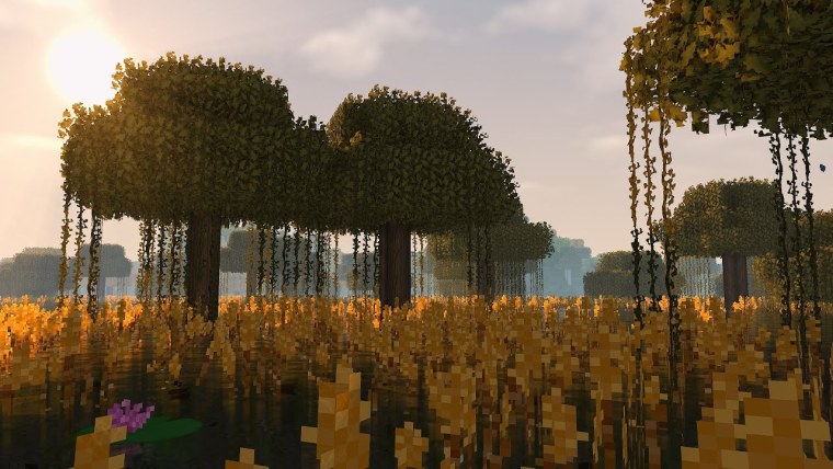 Осень в МАЙНКРАФТЕ