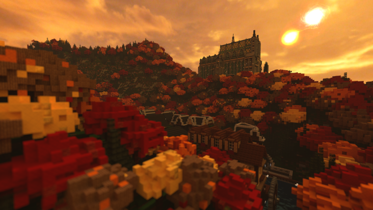 Осень в МАЙНКРАФТЕ