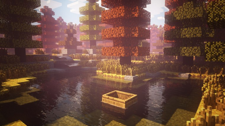 Майнкрафт осень шейдеры