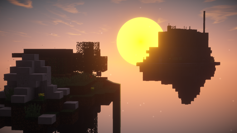 Пейзажи из МАЙНКРАФТА атмосферные