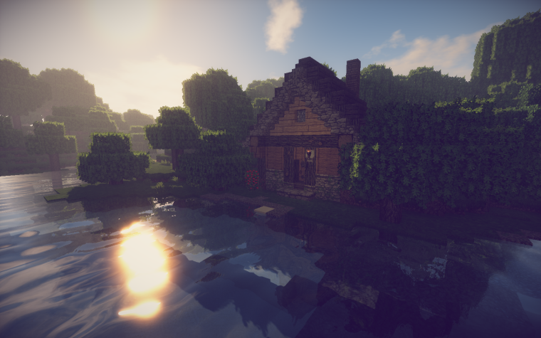 Красивые дома с шейдерами