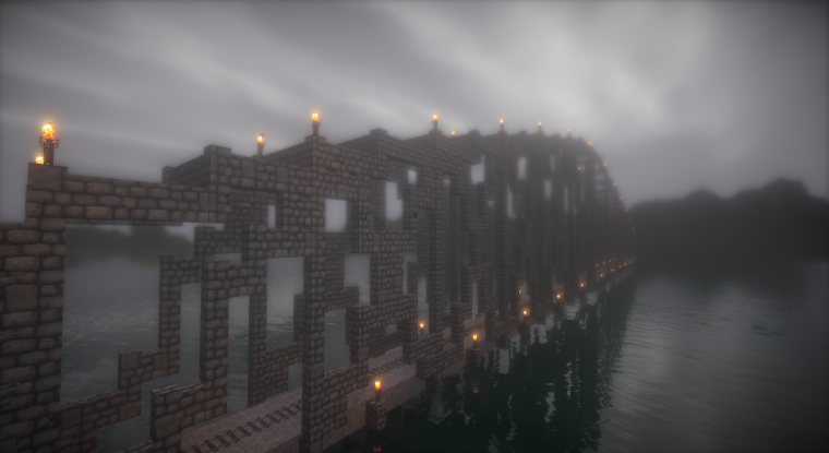 Мрачный город в МАЙНКРАФТЕ