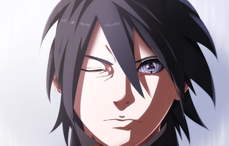 Саске Учиха с риненганом