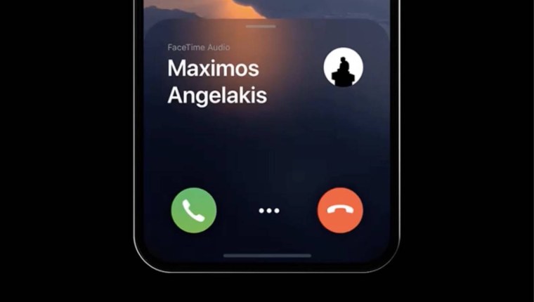 IOS 14 входящий звонок