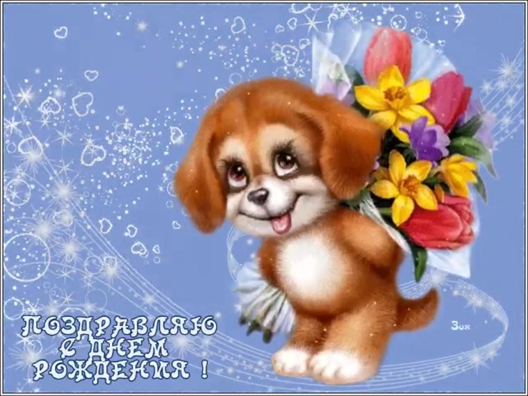 Поздравления с днём рождения анимационные