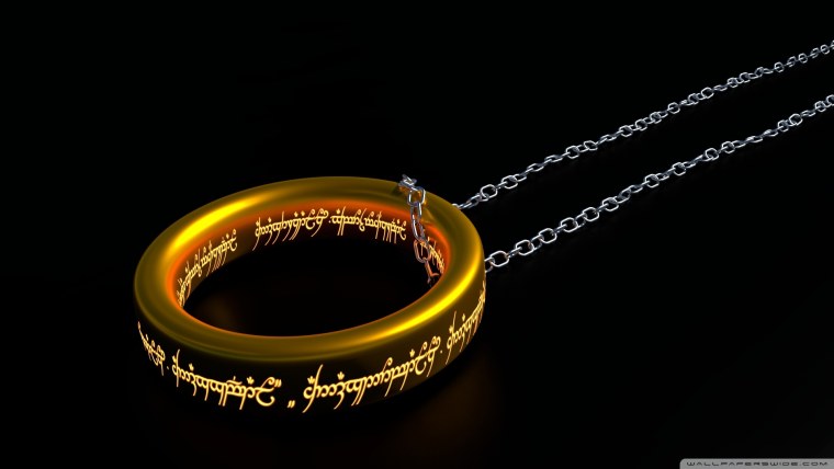 Кольцо всевластия Властелин колец без фона