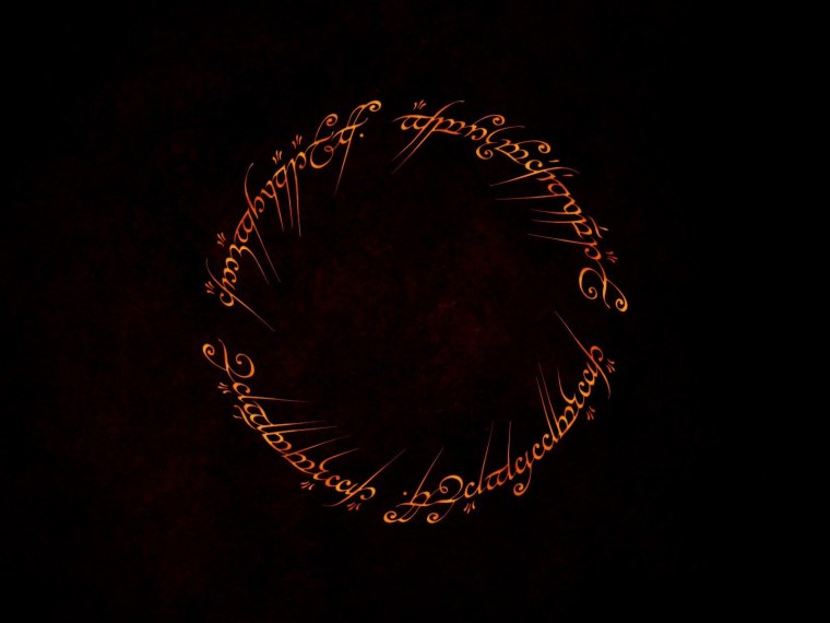 Кольцо всевластия Властелин колец арт