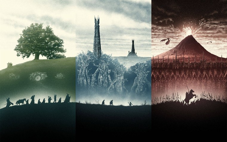 Lord of the Rings Trilogy poster