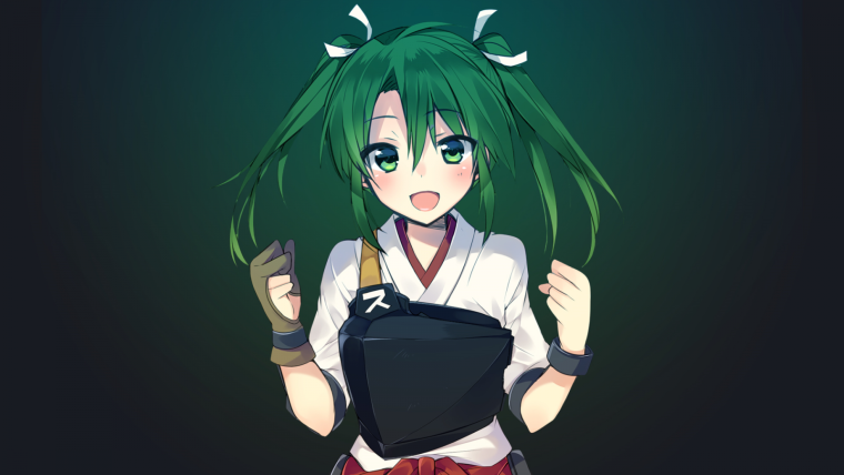 Аниме зеленый