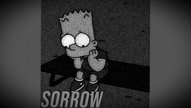 Грустная ава мультяшная