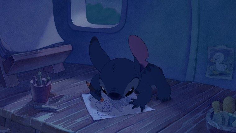 Грустный Стич из Лило и Стич