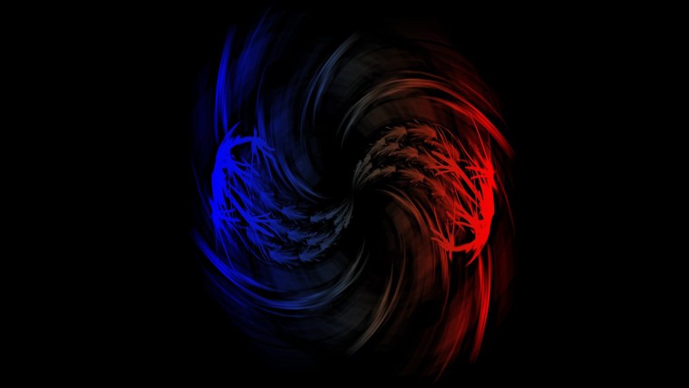 Черный синий красный