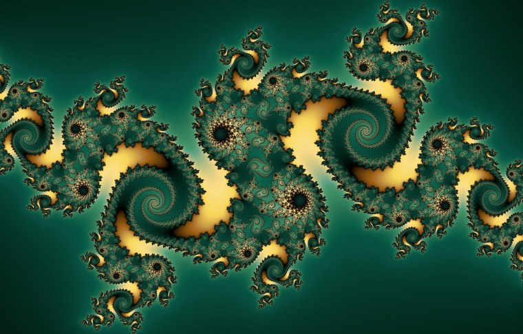 Фрактал зеленый