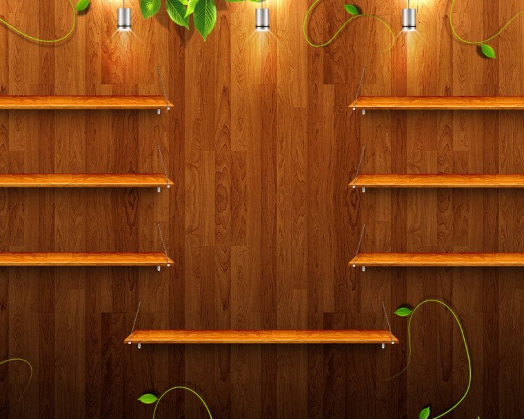 Полки для ярлыков на рабочем столе