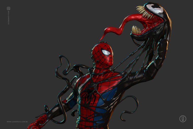 Веном человек паук 3 арт