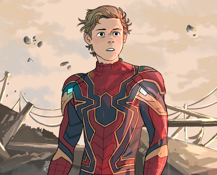 Человек-паук том Холланд арт