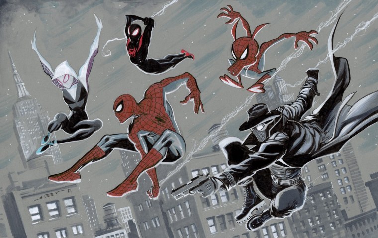 Великий человек паук арт