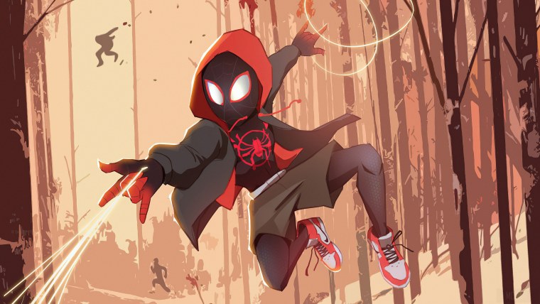 Человек паук арт милый