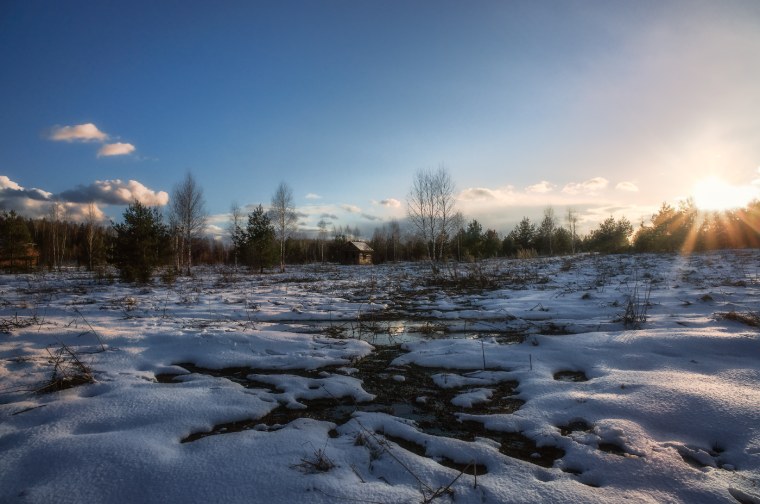 Снежные проталины