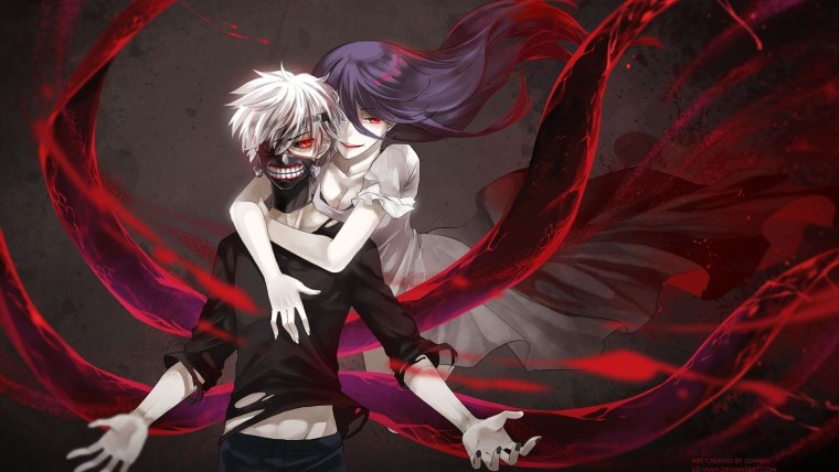 Аниме парень в маске