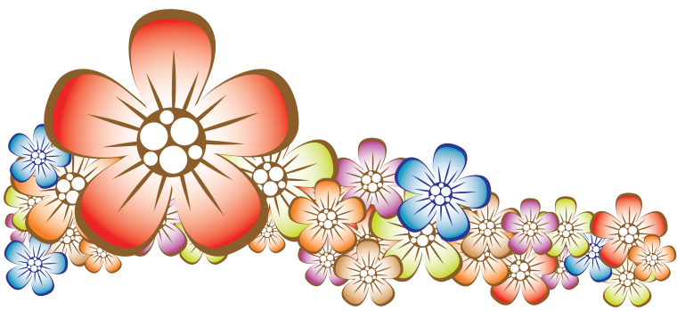 Клипарт цветы на прозрачном фоне