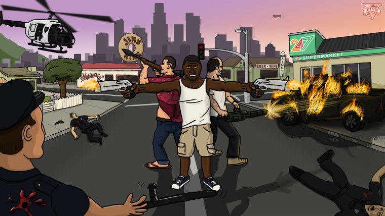 Арты в стиле гетто