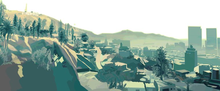 ГТА 5 Лос Сантос арт