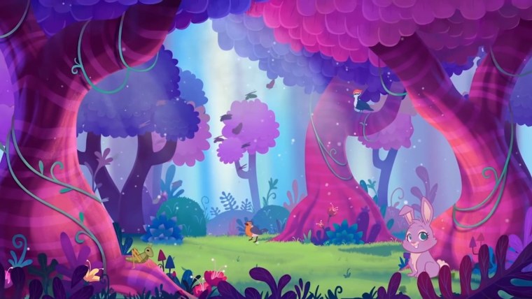 Фиолетовый лес