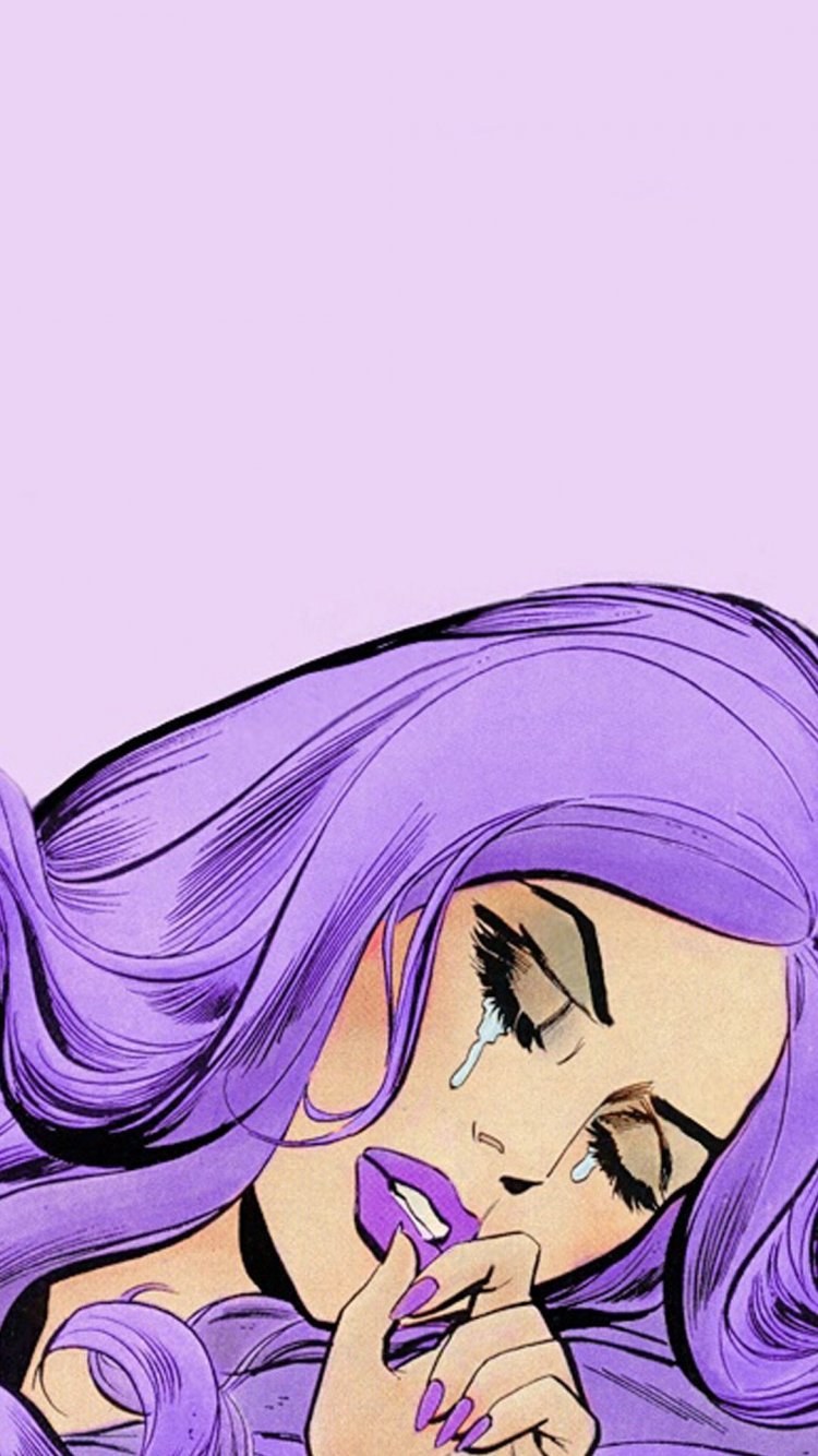 Мультяшки с фиолетовыми волосами