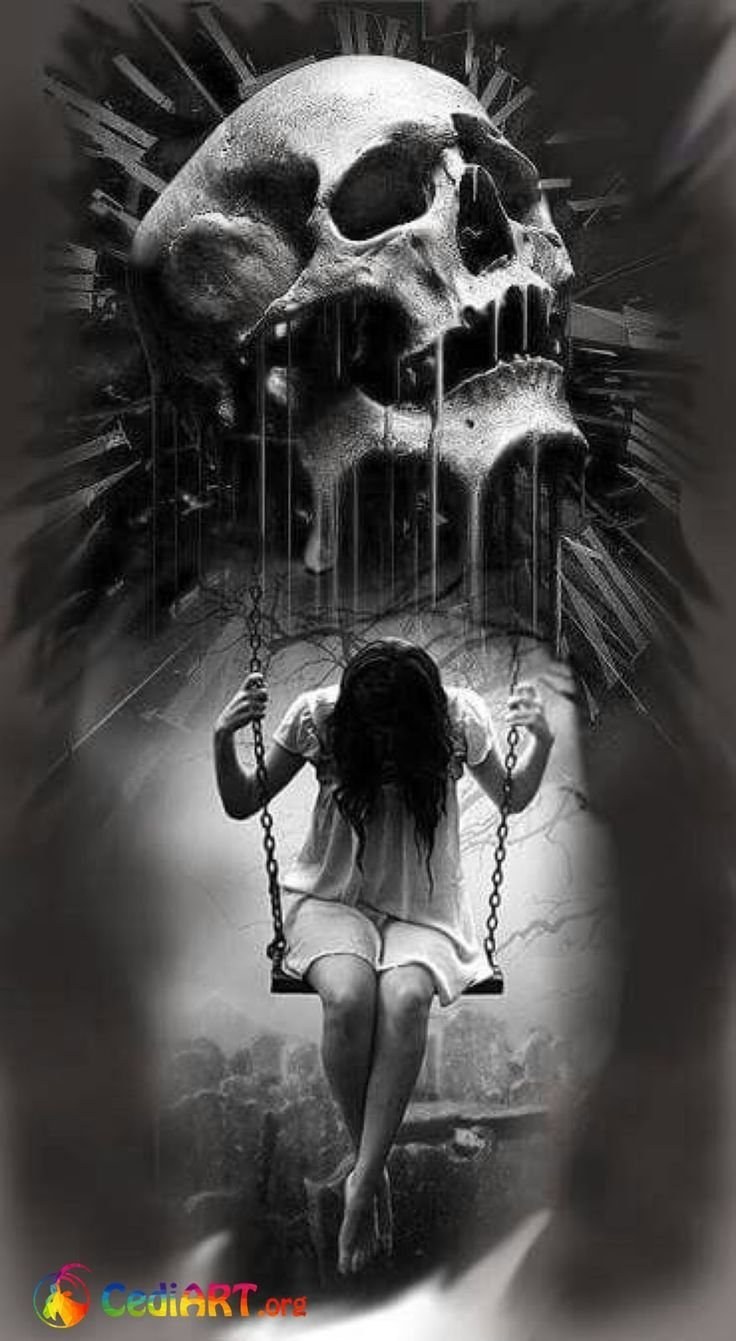 Телефон череп