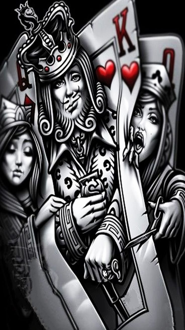 Игральные карты туз Покер