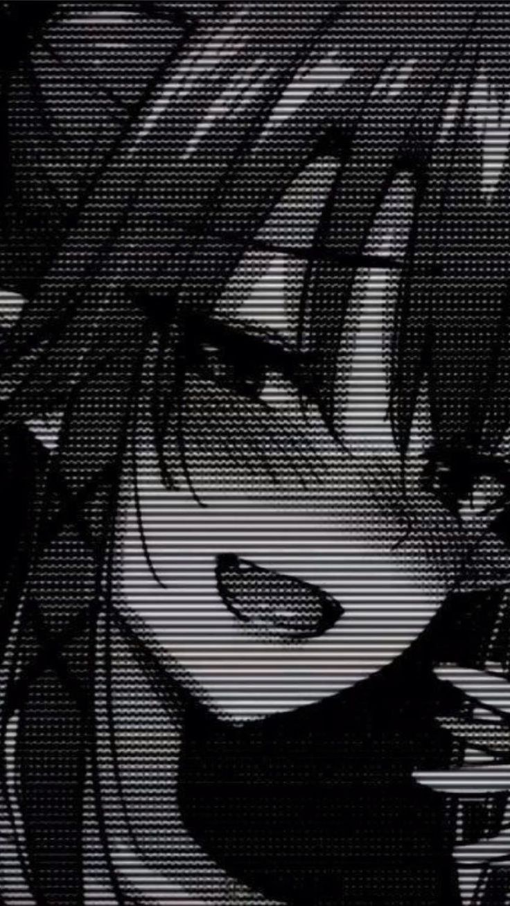 Аниме черно белое