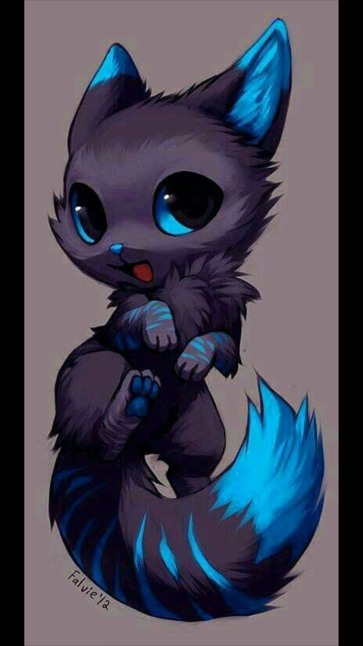 Милые аниме животные