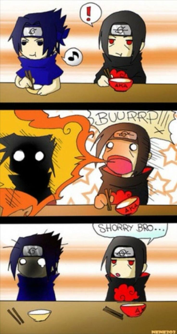 Мем по Наруто Итачи и Саске