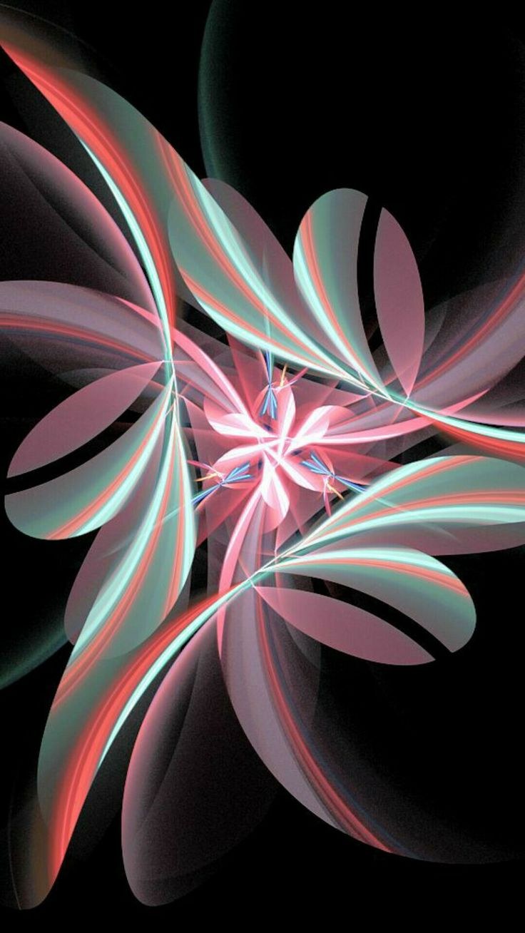 Цветы абстракция