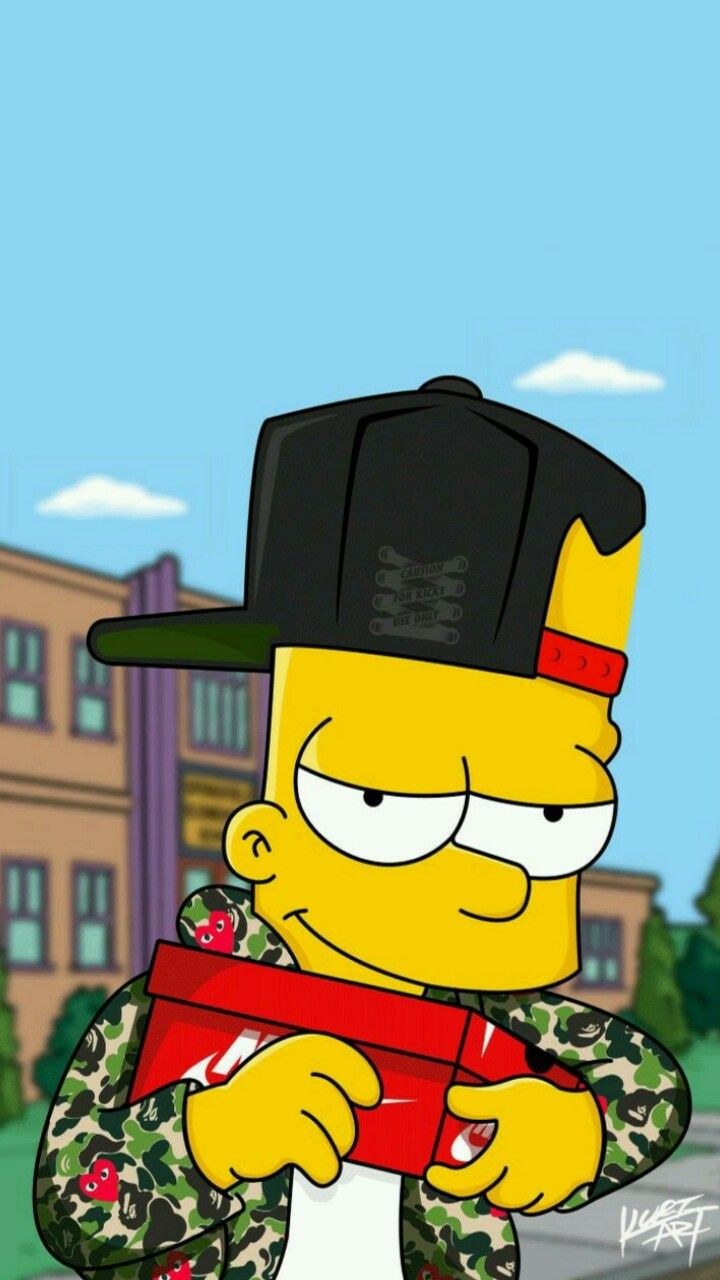 Барт симпсон портрет