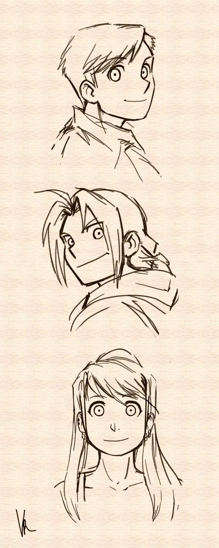 Эдвард стальной алхимик рисовать