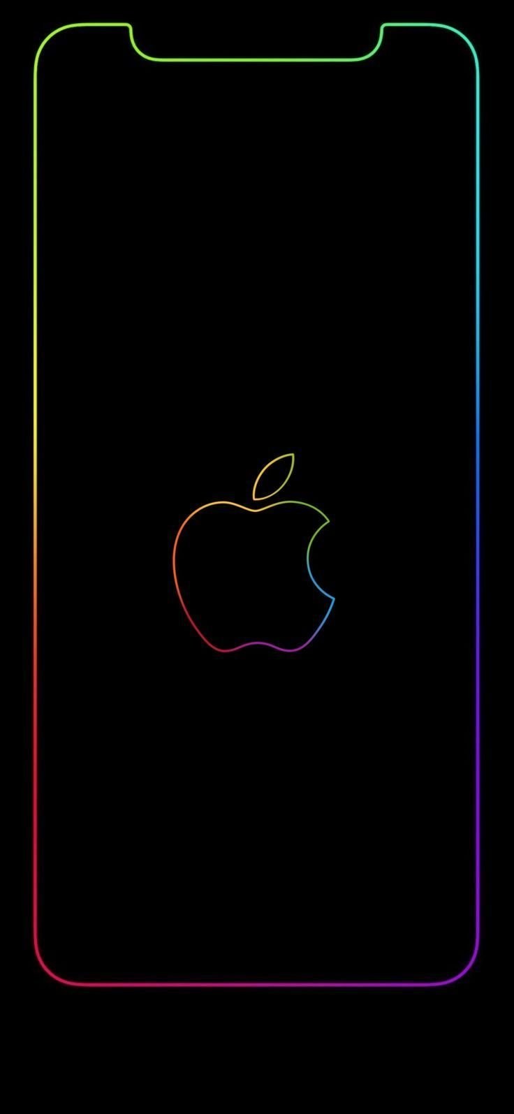 Черные обои для iphone XR