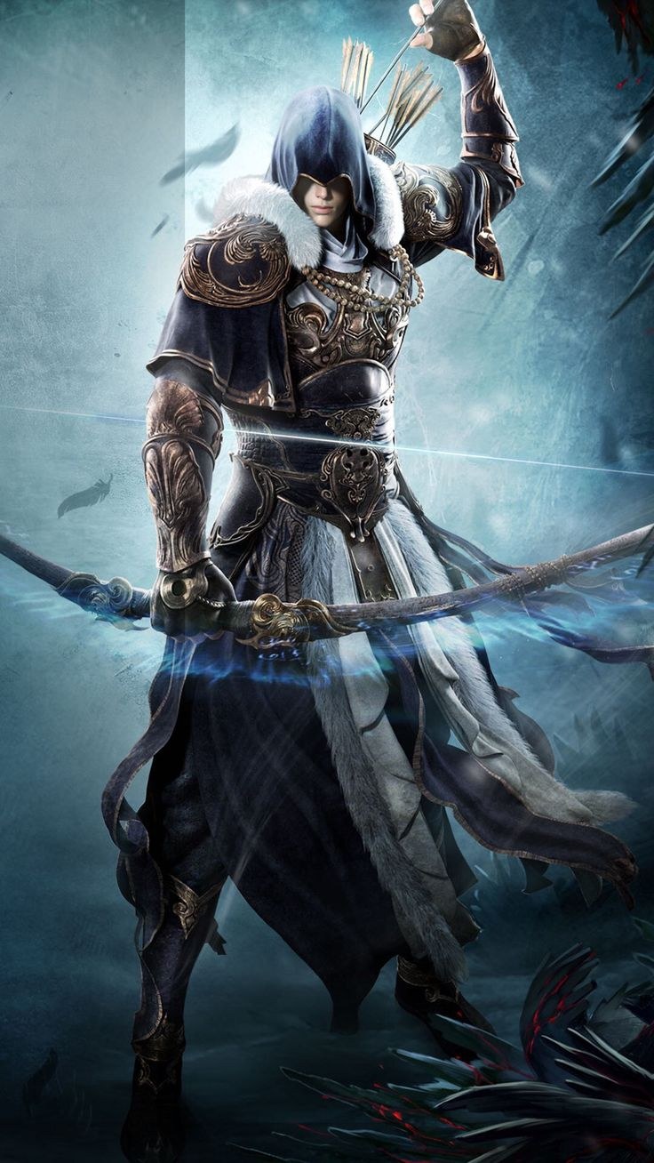 Лучник фэнтези арт