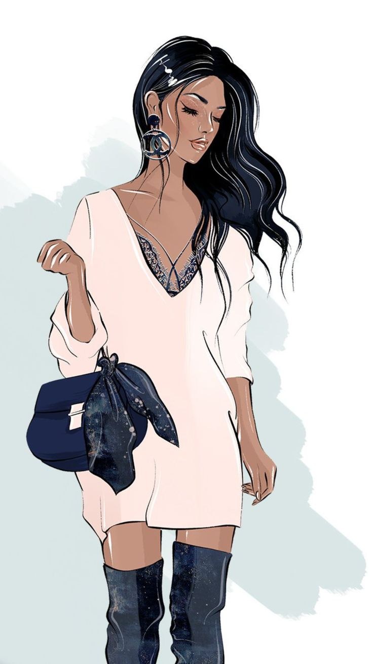 Вампирша с черными волосами